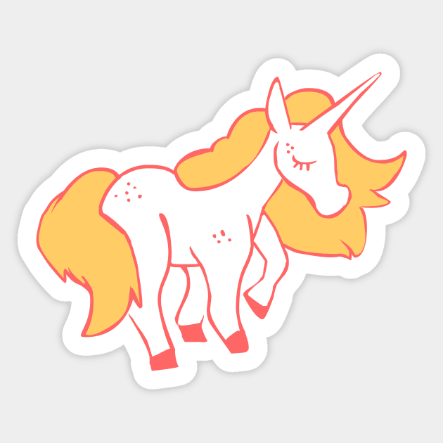 Unicorn Color of Mystery Sticker by sky665